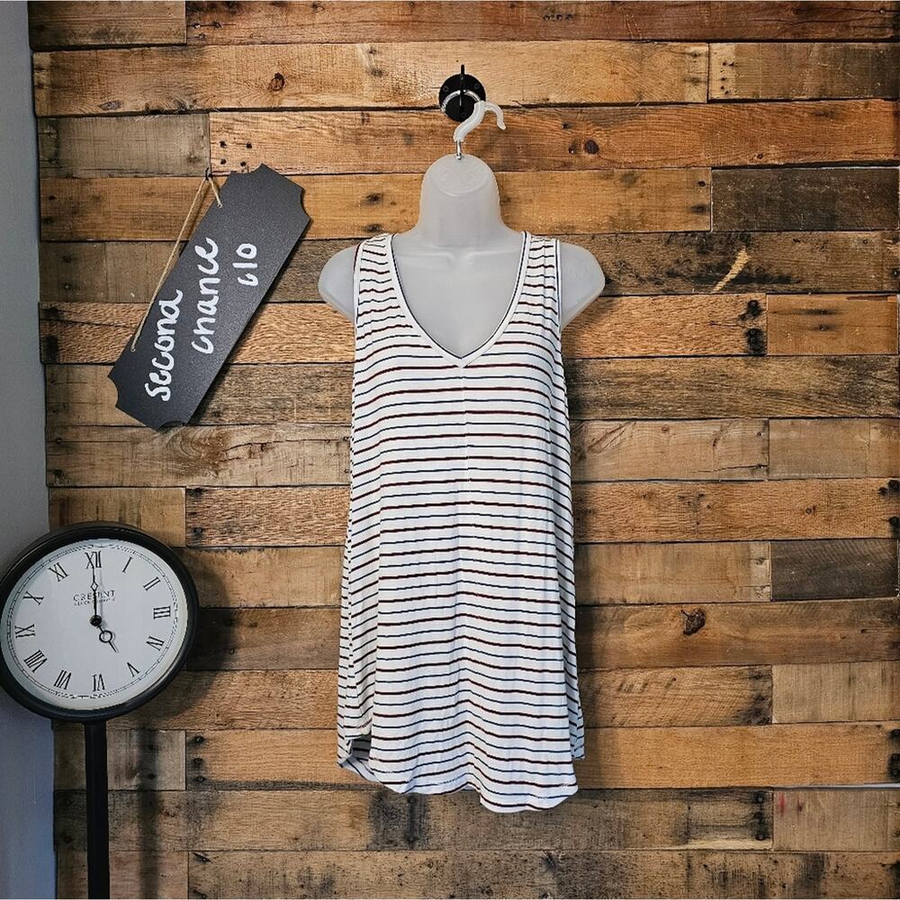 SALE-Maurices women's stripped long tank top size Large